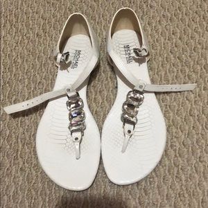 White Michael kors sandal